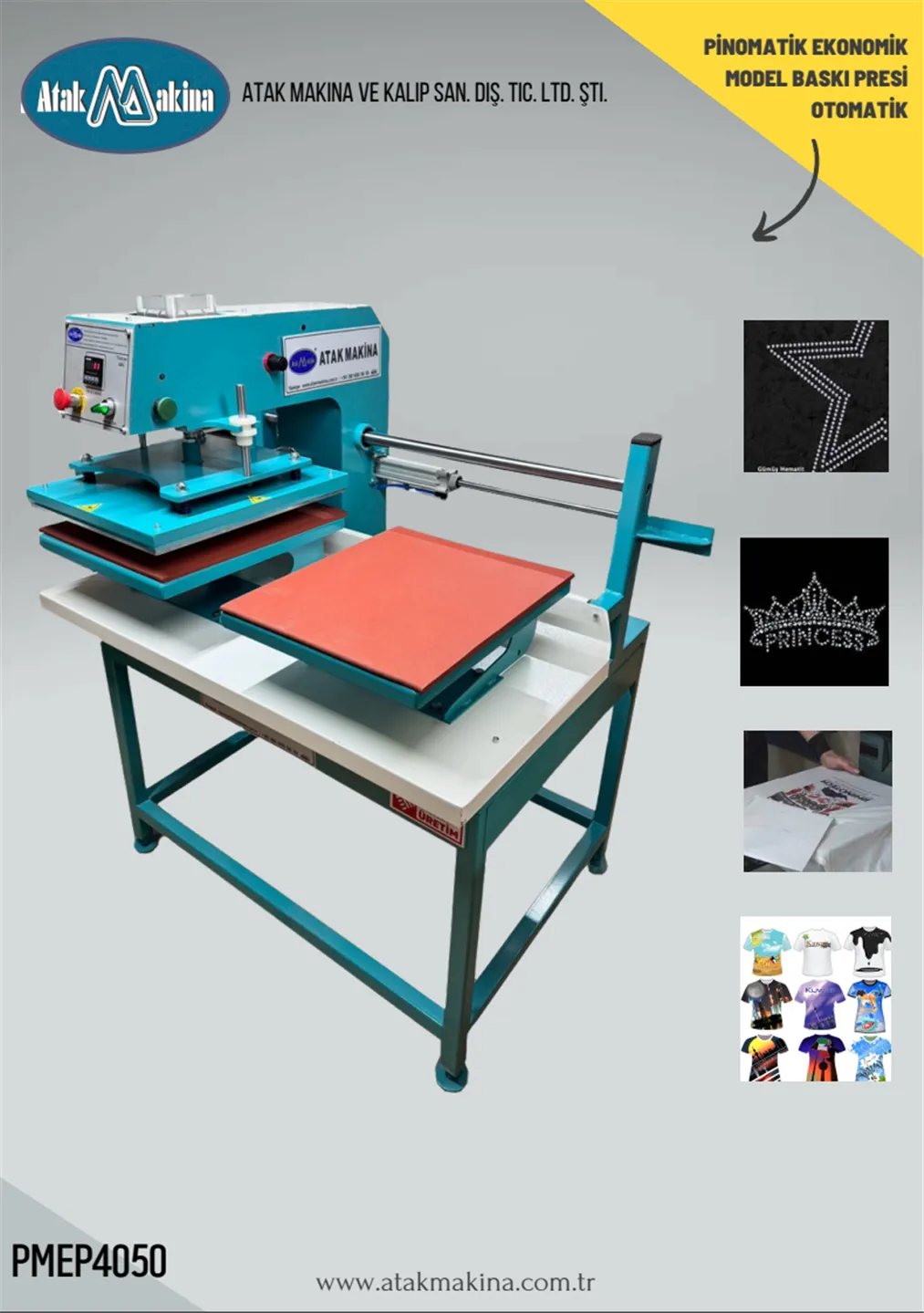 Pinomatik Ekonomik Model Baskı Presi – Otomatik